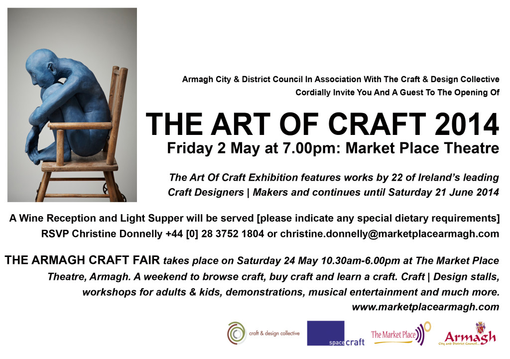 Art Of Craft Exhibition Invitation 2014.